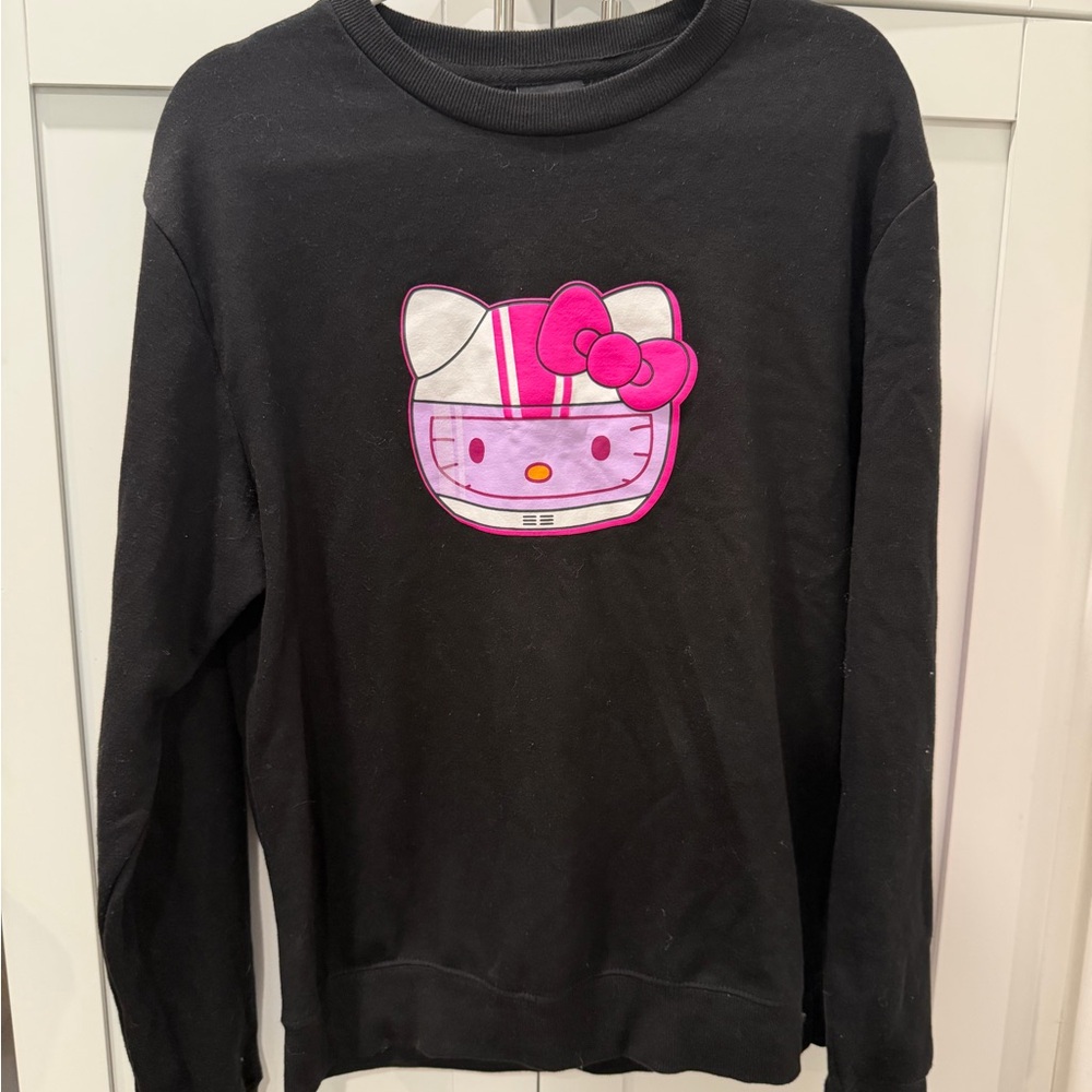 Hello Kitty Black Sweatshirt Race